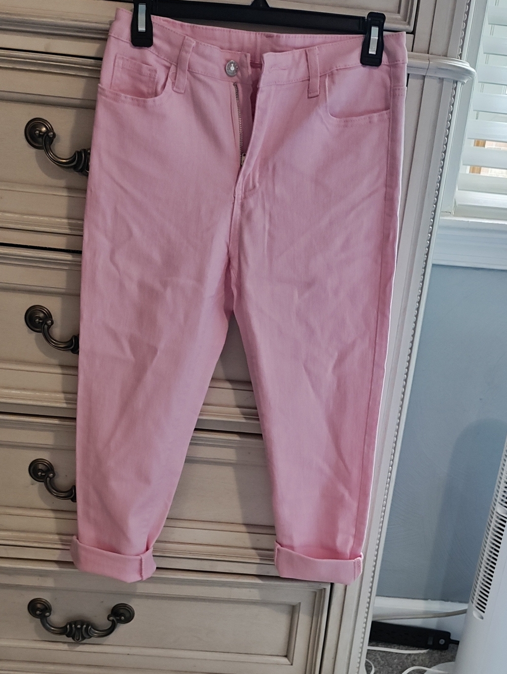 SHEIN Light Pink Boyfriend Jeans